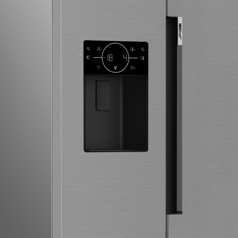 Beko ASP33B32VPS 91cm HarvestFresh American Style Fridge Freezer - Stainless Steel Effect &ndash; Frost Free
