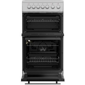 Beko EDVC503S 50cm Double Oven Electric Cooker with Ceramic Hob - Silver - 4