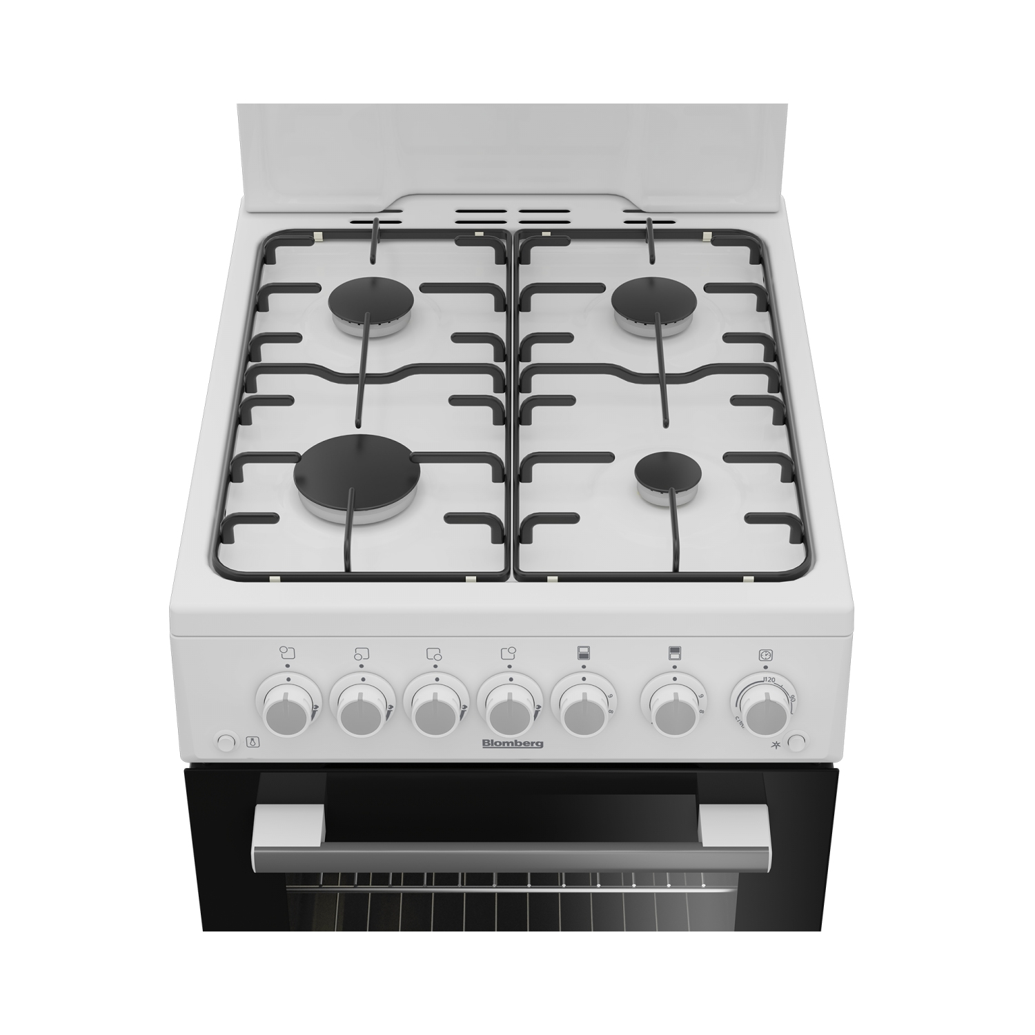 Blomberg GGS9151W 50cm Single oven Gas Cooker wtih Eye Level Grill - White - 4