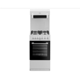 Blomberg GGS9151W 50cm Single oven Gas Cooker wtih Eye Level Grill - White - 0