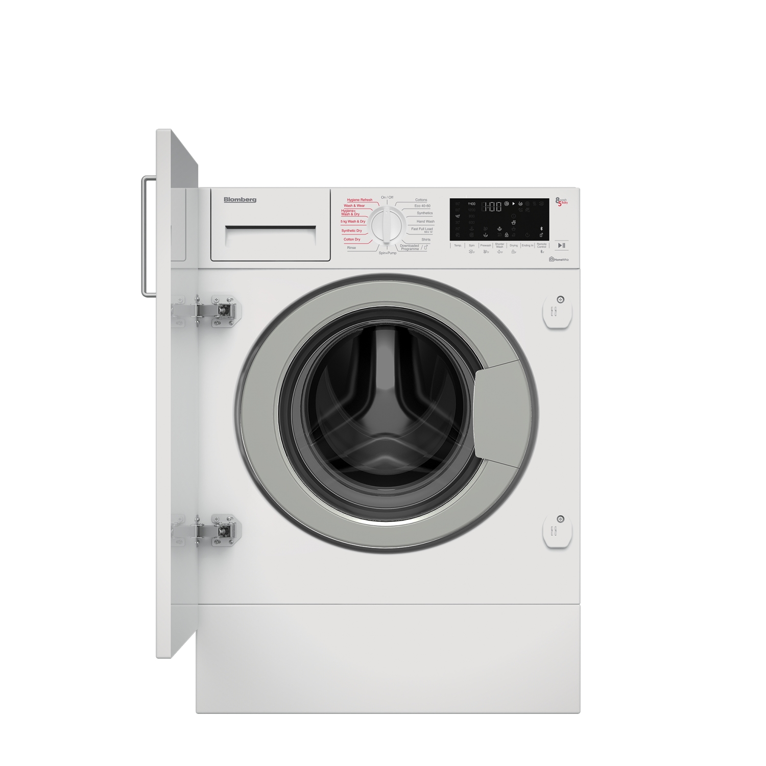 Blomberg LRI1854310 8kg/5kg 1400 Spin Built In Washer Dryer - White - 0