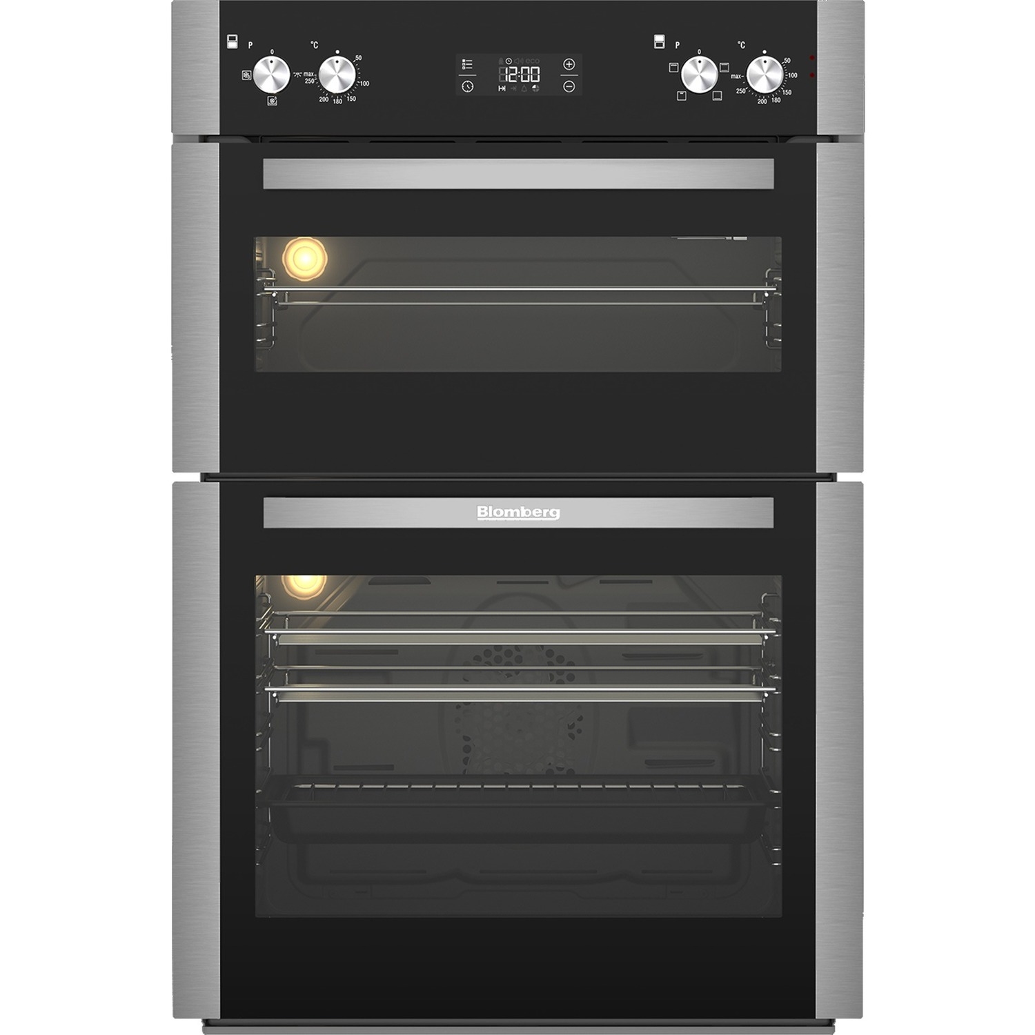 Blomberg ODN9302X 60cm Built In Electric Double Oven - Stainless Steel - 0