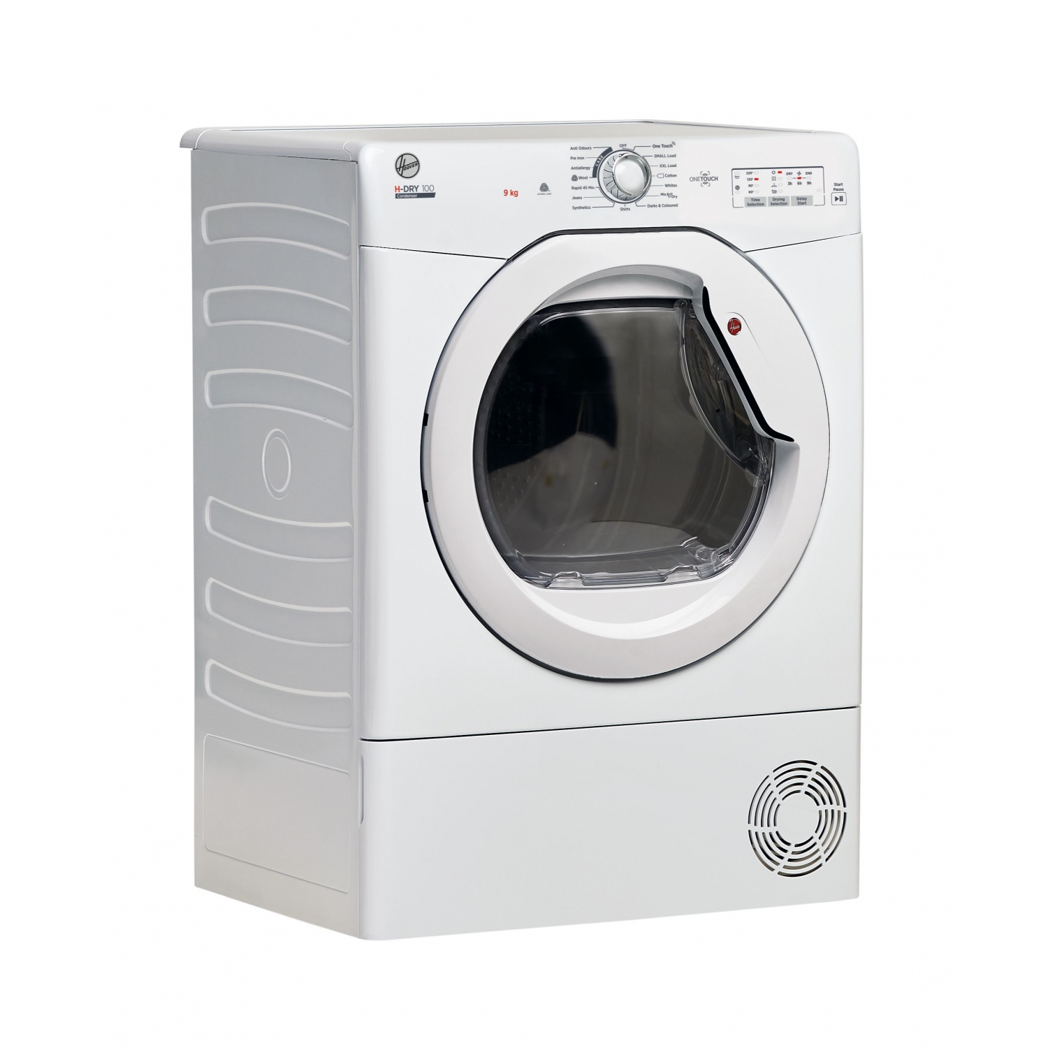 Hoover HLEC9LG 9KG Condenser Tumble Dryer - White - 1