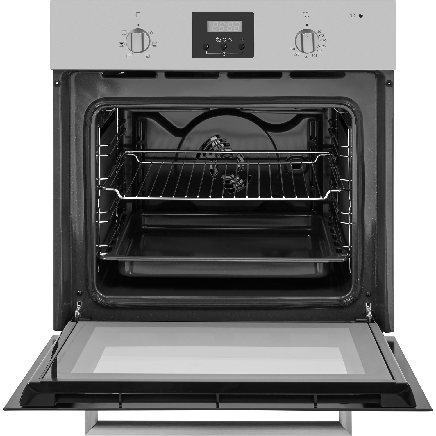 Hotpoint AOY54CIX 59.5cm Built In Electric Single Oven - Silver - 3