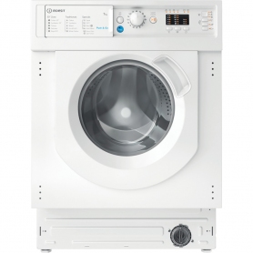 Indesit BIWMIL71252UKN 7kg 1200 Spin Integrated Washing Machine - White - 0