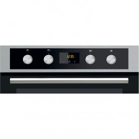 Hotpoint Built In Electric Double Oven - Silver - 3