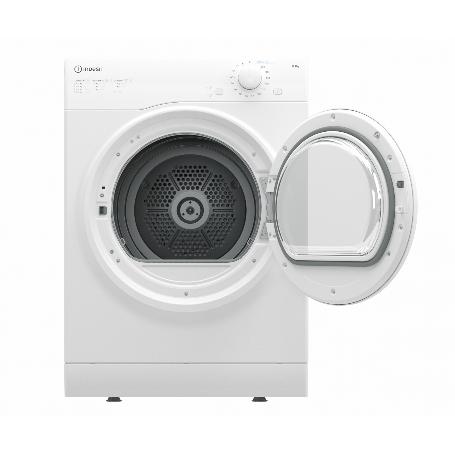 Indesit I1D80WUK 8kg Air-Vented Tumble Dryer - White - 5