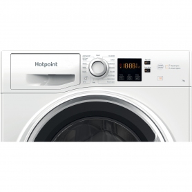 Hotpoint NSWE743UWSUKN 7kg 1400 Spin Washing Machine - White - 9