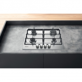 Hotpoint PPH60PFIXUK 59cm Gas Hob - Stainless Steel - 5