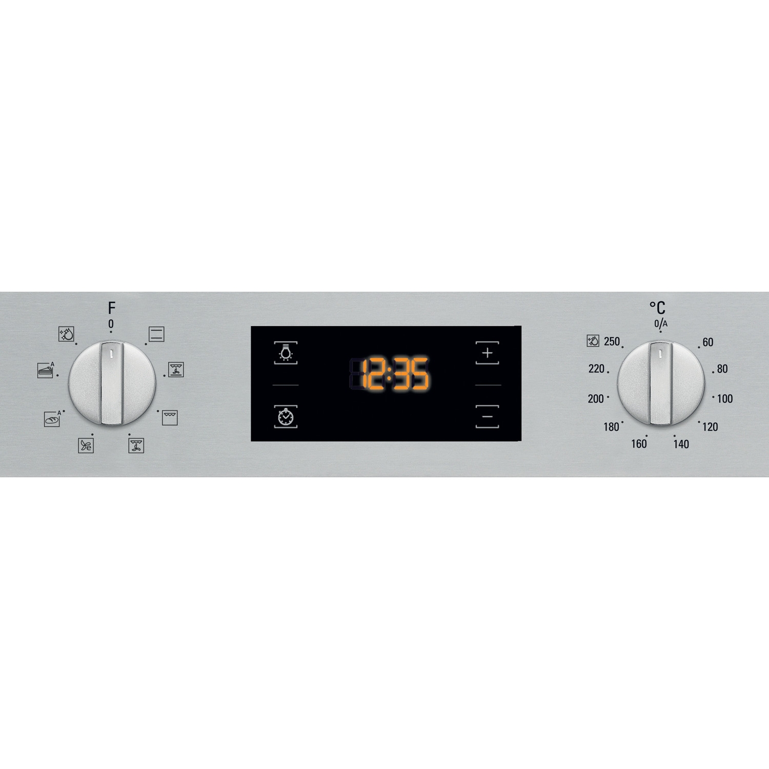 Hotpoint SA4544CIX 59.5cm Built In Electric Single Oven - Silver - 2
