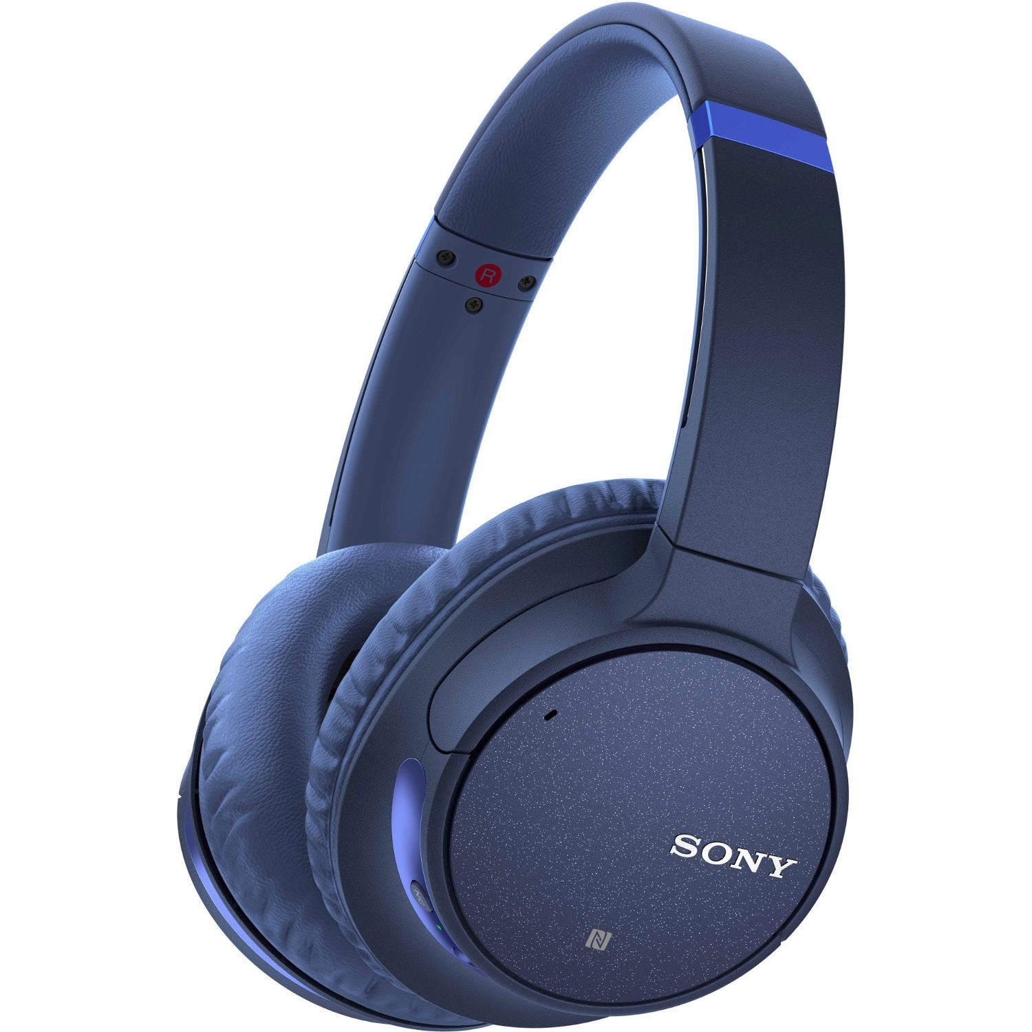 Sony Headphones Blue Noise Cancelling Over Ear With Mic Remote full image