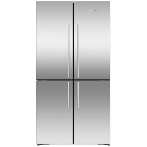 Fisher & Paykel RF605QDVX1 90.5cm Frost Free Quad Door Fridge Freezer - Stainless Steel