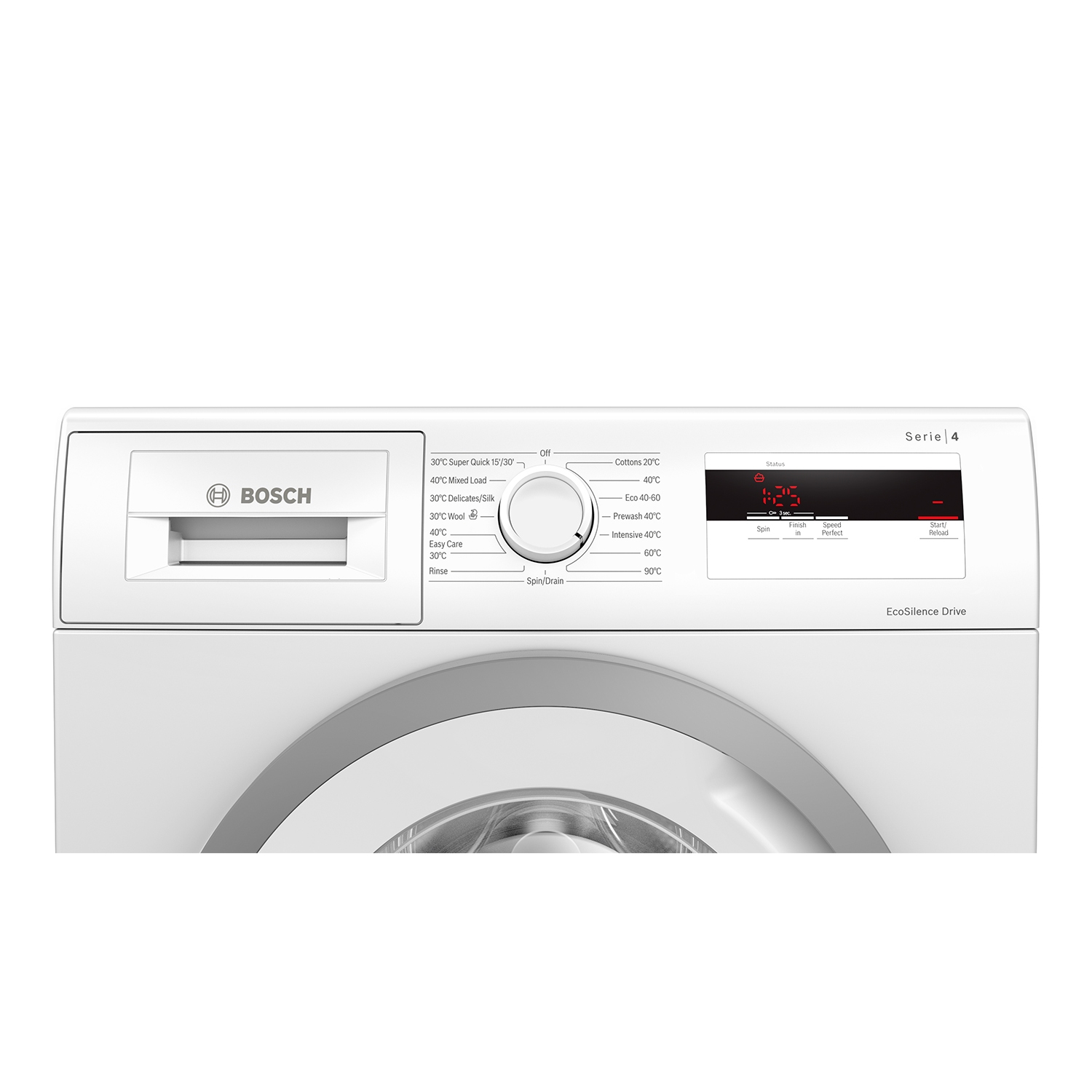 Bosch WAN28081GB 7kg 1400 Spin Washing Machine with EcoSilence Drive - White - 3