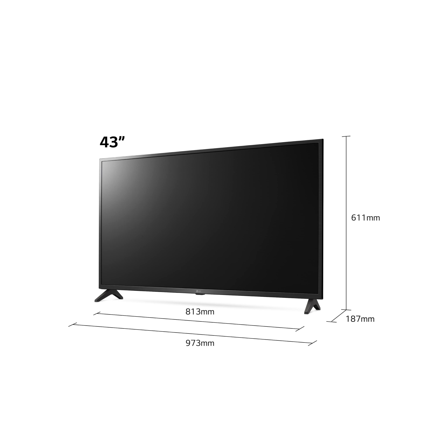 LG 43UP75006LF 43" 4K Ultra HD LED Smart TV with Ultra Surround Sound - 3