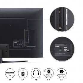 LG 50NANO766QA_AEK 50" 4K NanoCell Smart TV with Voice Assistants - 4