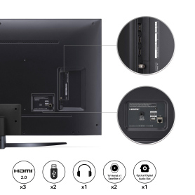 LG 65NANO766QA_AEK 65" 4K NanoCell Smart TV with Voice Assistants - 4