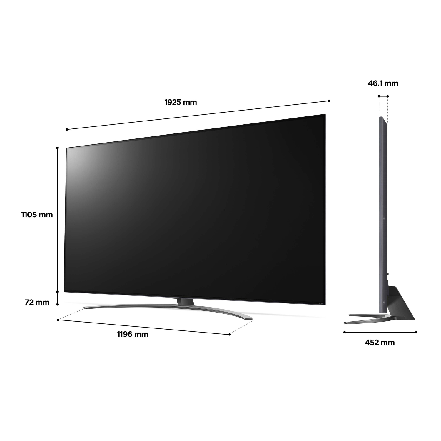 LG 75QNED816QA_AEK 75" 4K QNED Smart TV with Voice Assistants full image