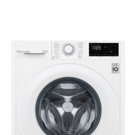 LG F4V309WNW 9kg 1400 Spin Washing Machine - White - 1