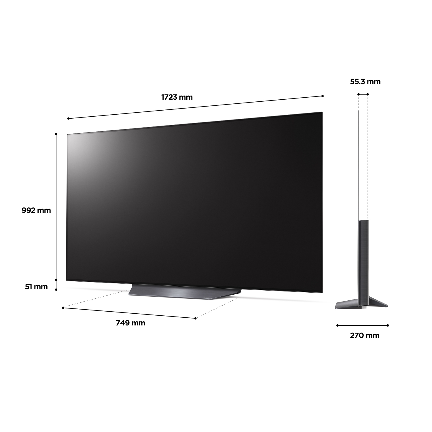 LG OLED77B26LA_AEK 77" 4K OLED Smart TV with Voice Assistants - 3