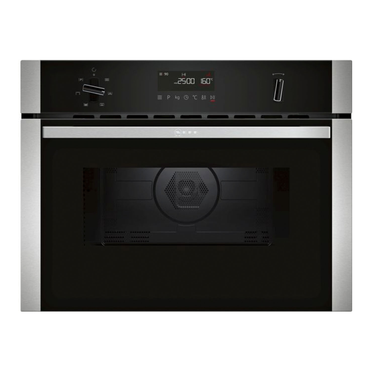NEFF C1AMG84N0B 44 Litre Built-in microwave oven with hot air - Stainless Steel - 0