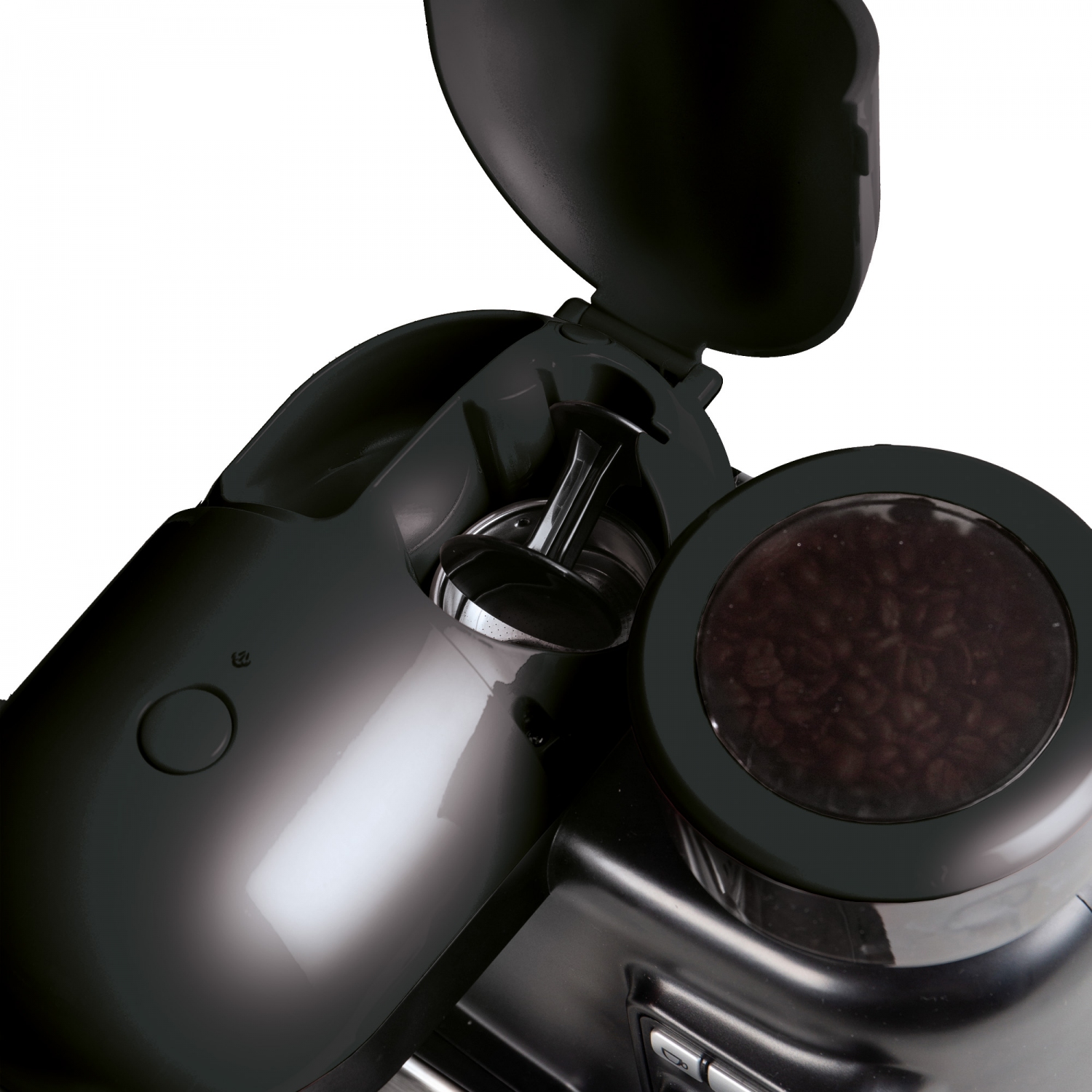 Ariete AR1319 Moderna Espresso Coffee Machine with Grinder - Black - 1