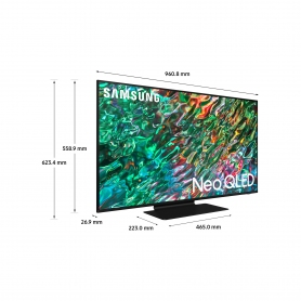 Samsung QE43QN90BATXXU 43" 4K HDR QLED Smart TV with Voice Assistants - 8