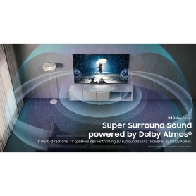Samsung QE65QN800BTXXU 65" 8K HDR QLED Smart TV with Voice Assistants - 2