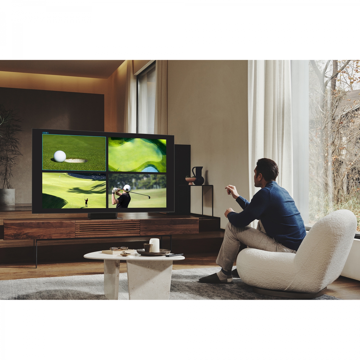 Samsung QE65QN800BTXXU 65" 8K HDR QLED Smart TV with Voice Assistants - 1