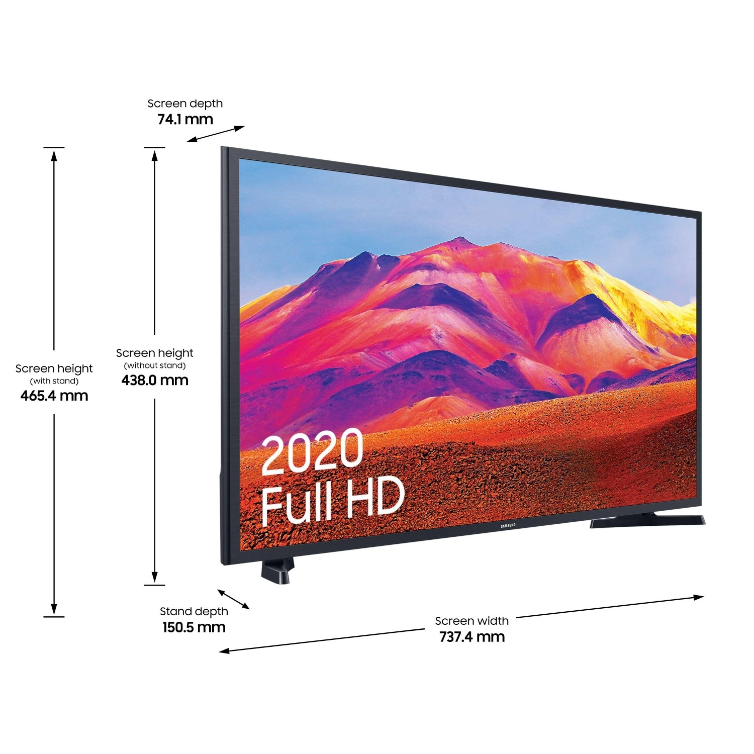 Samsung UE32T5300CKXXU 32" Full HD HDR Smart TV with PurColour and Contrast Enhancer - 6