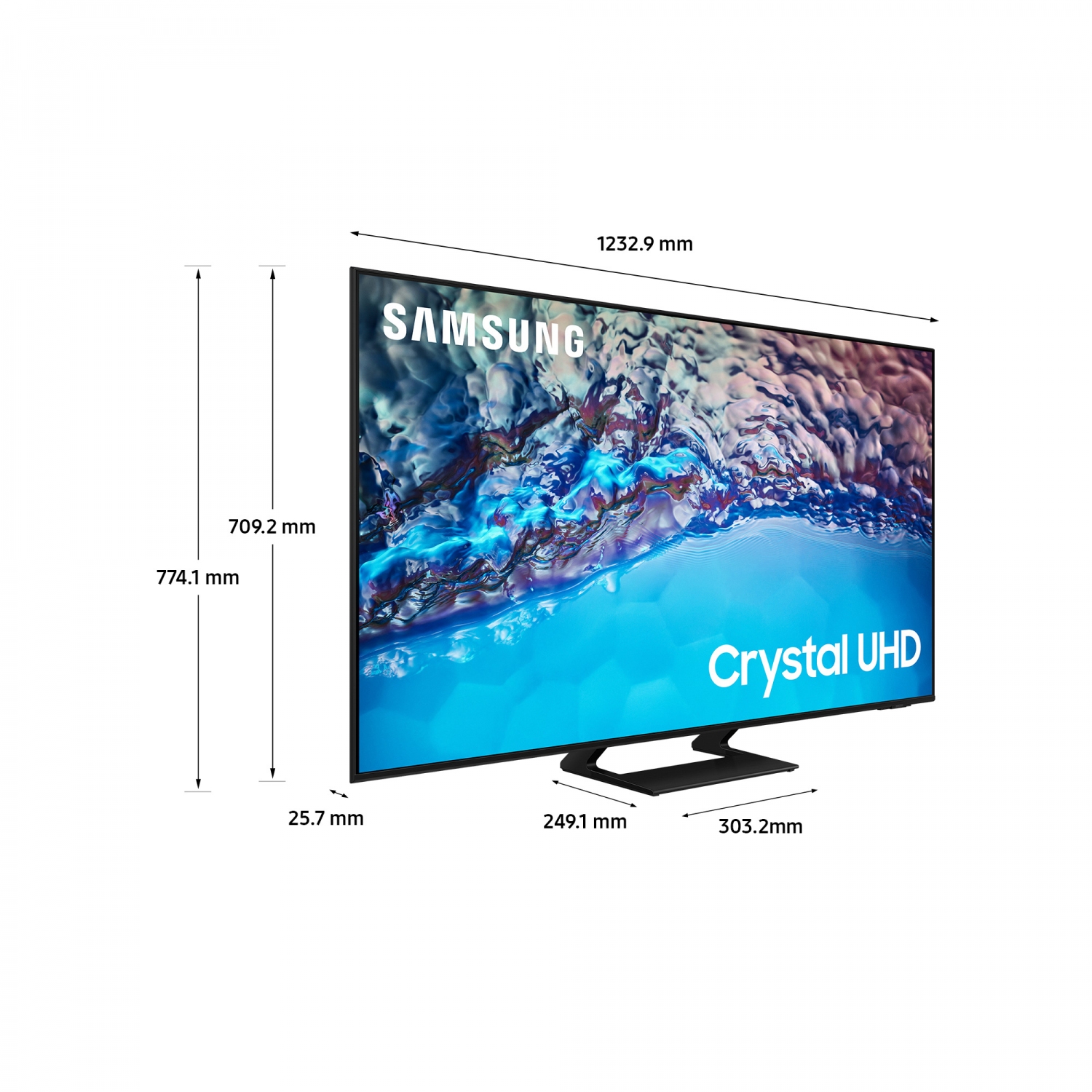 Samsung UE55BU8500KXXU 55" 4K HDR LED Smart TV with Voice Assistants - 7