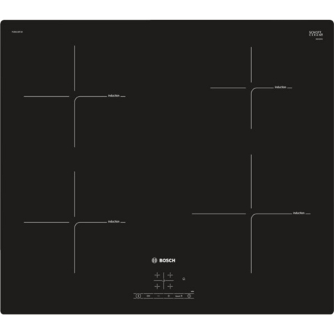 Bosch PUE611BF1B 60cm Induction Hob - Black