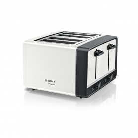 Bosch TAT5P441GB 4 Slice Toaster - White' Energy Efficient Toasters with Free 2 year Warranty