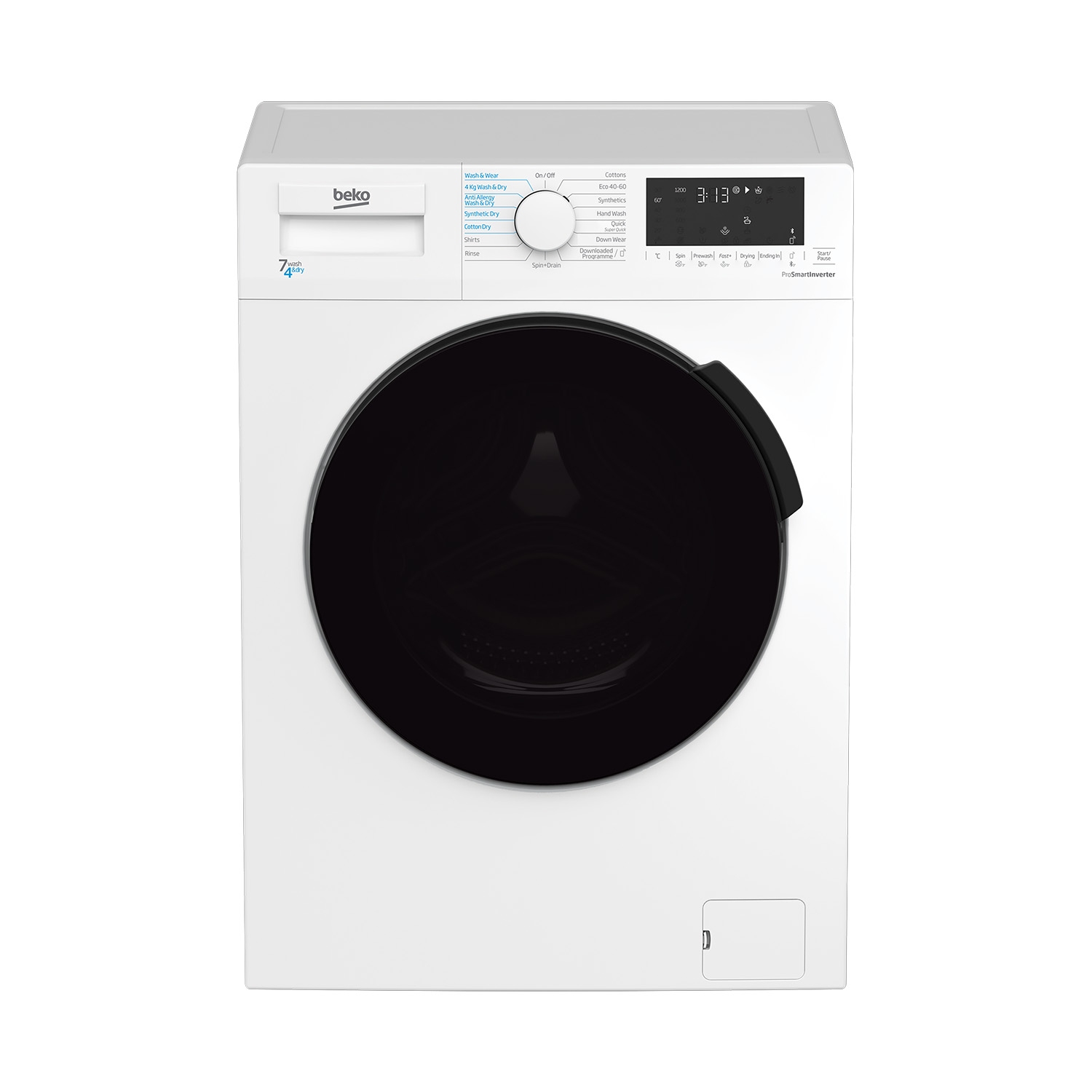 Beko WDL742441W 7kg/4kg 1200 Spin Washer Dryer - White - 0