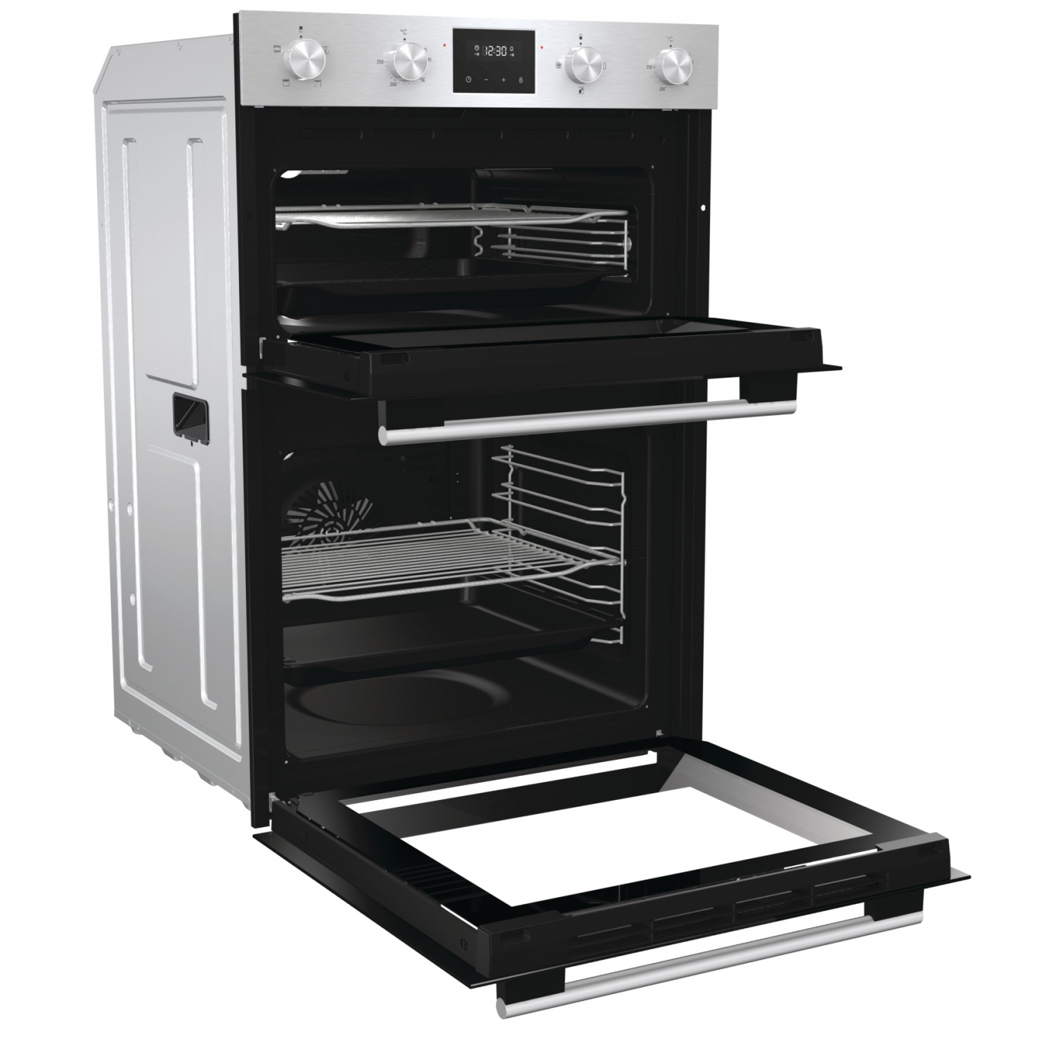 Hisense BID95211XUK 59.4cm Built In Electric Double Oven - Stainless Steel - 2