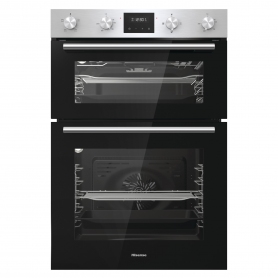 Hisense BID95211XUK 59.4cm Built In Electric Double Oven - Stainless Steel - 0