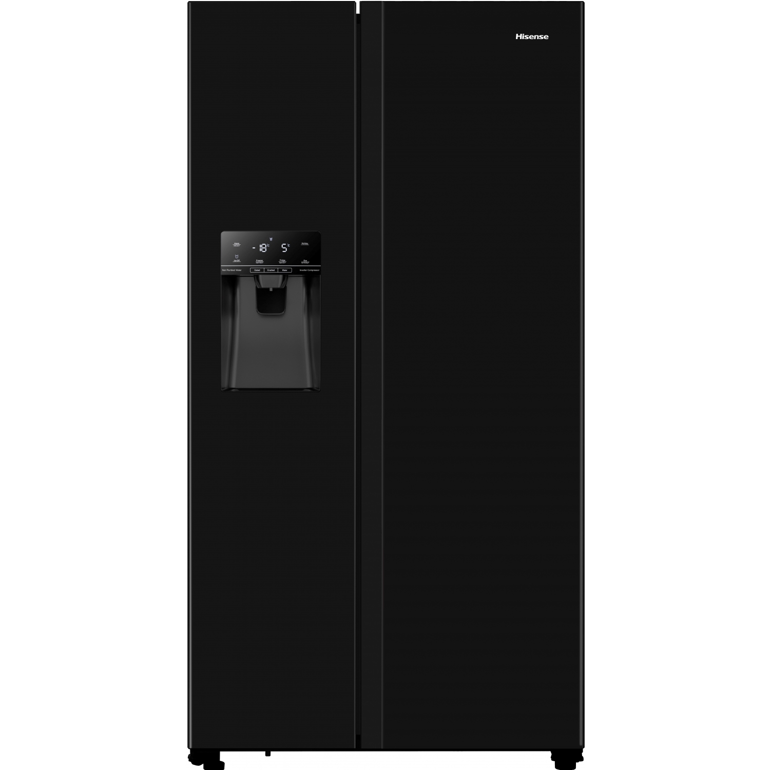 Hisense RS694N4TBF American Fridge Freezer - Black - 3