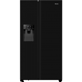Hisense RS694N4TBF American Fridge Freezer - Black - 3