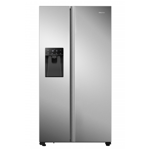 Hisense RS694N4TCF 91cm Frost Free PureFlat American Style Fridge Freezer - Stainless Steel