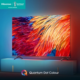 Hisense 65E7HQTUK 65" 4K UHD HDR QLED Freeview Smart TV - 4