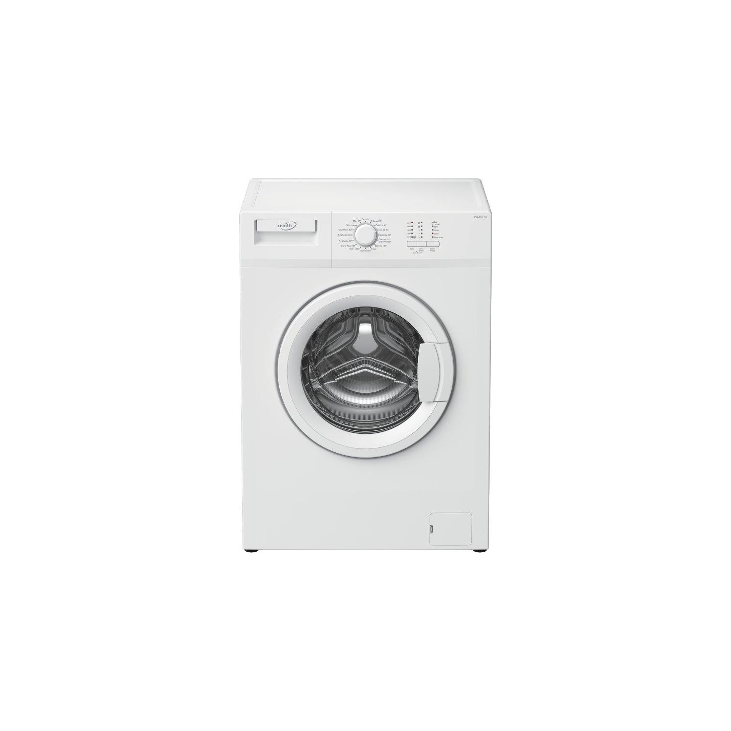 Zenith ZWM7121W 7kg 1200 Spin Slim Depth Washing Machine - White - 0