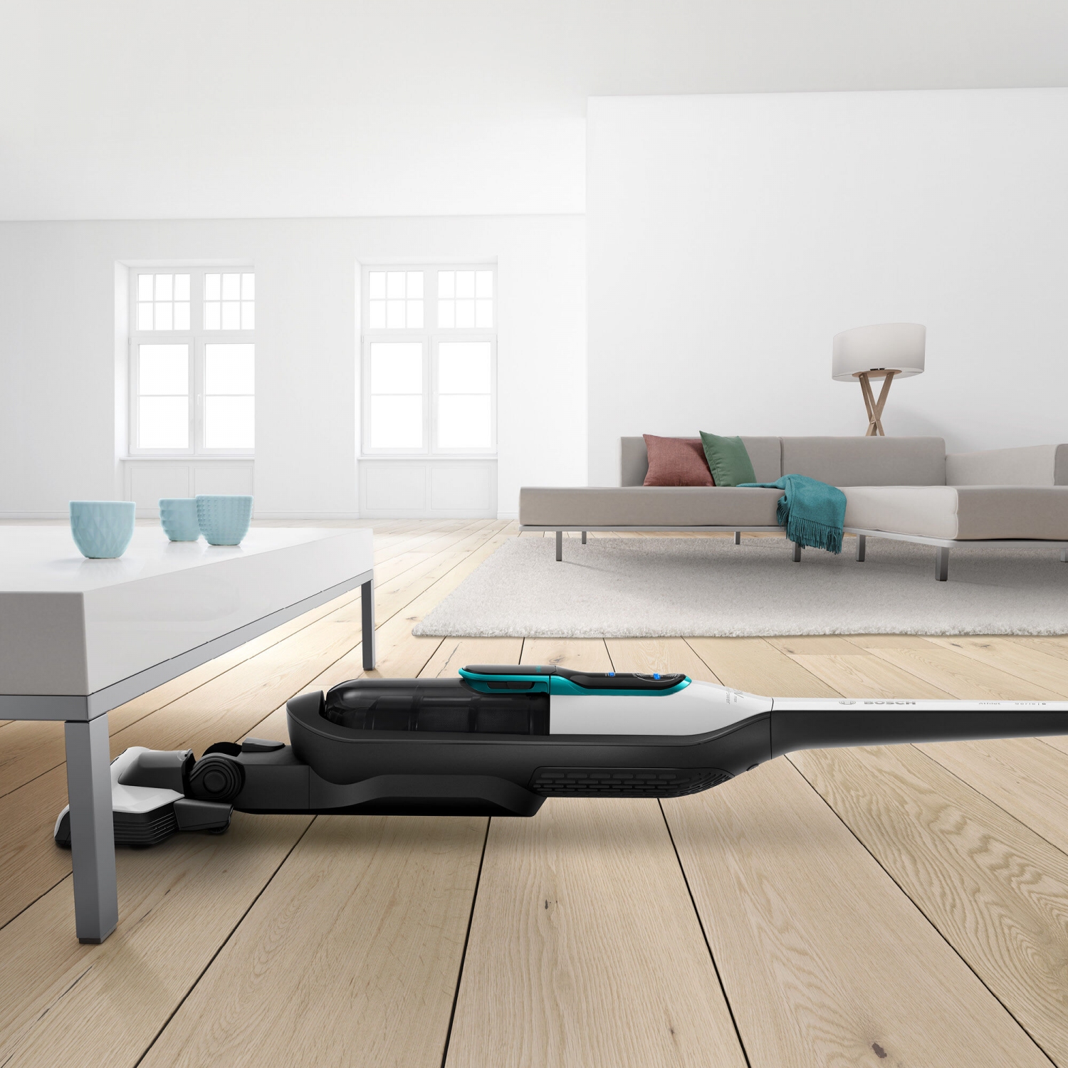 Bosch BCH86HYGGB ProHygienic 28V Cordless Vacuum Cleaner - 60 Minute Run Time - 2