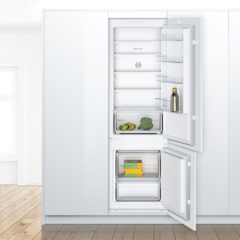 Bosch KIV87NSF0G 54.1cm 70/30 Low Frost Integrated Fridge Freezer