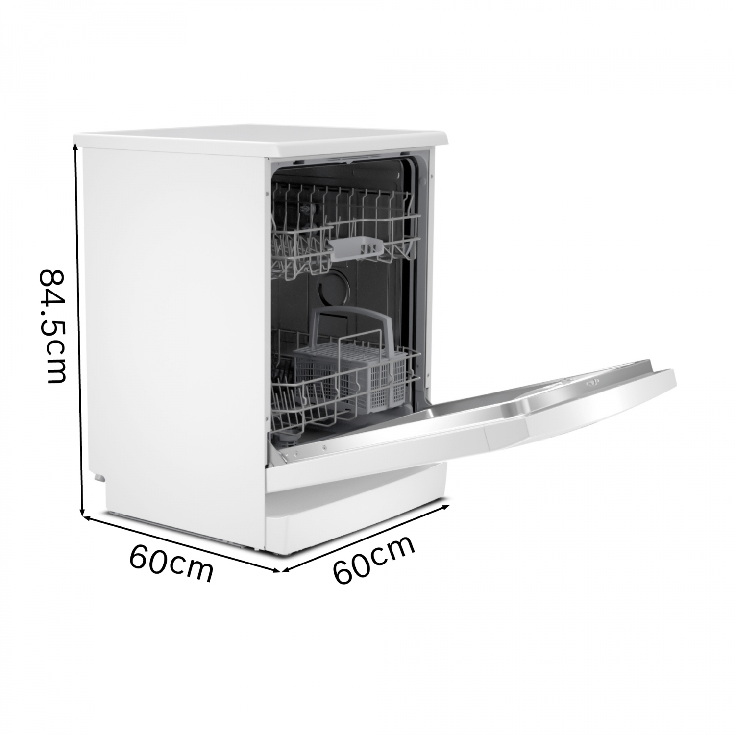 Bosch SGS2ITW08G Full Size Dishwasher - White - 12 Place Settings - 5