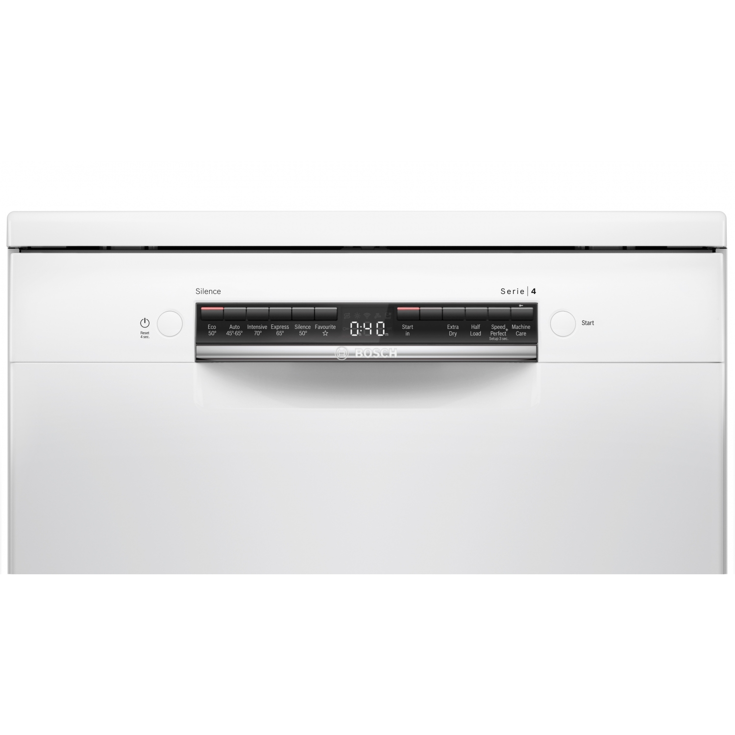 Bosch SGS4HCW40G Full Size Dishwasher with ExtraDry - White - 14 Place Settings - 1