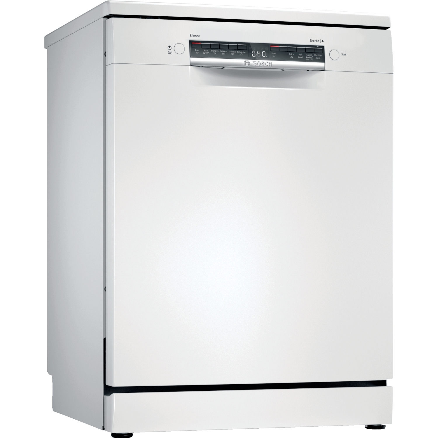 Bosch SGS4HCW40G Full Size Dishwasher with ExtraDry - White - 14 Place Settings - 0