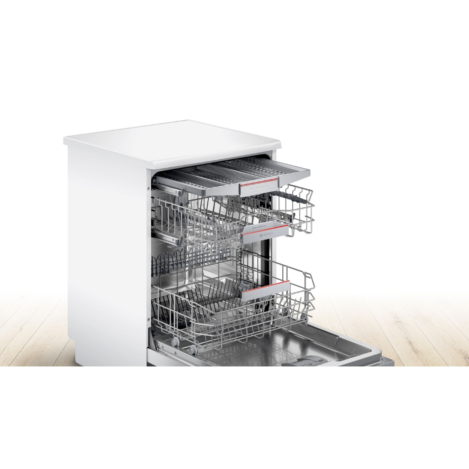 Bosch SMS4HCW40G Full Size Dishwasher - White - 14 Place Settings - 1