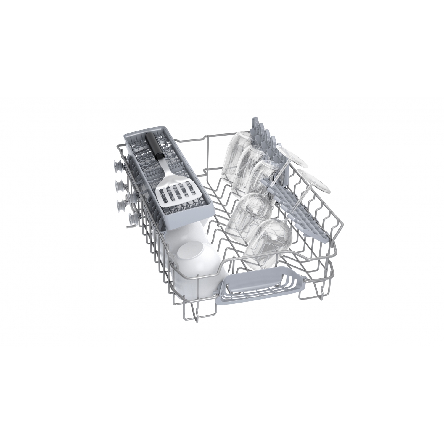 Bosch SRS2IKW04G Slimline Dishwasher - White - 9 Place Settings - 3