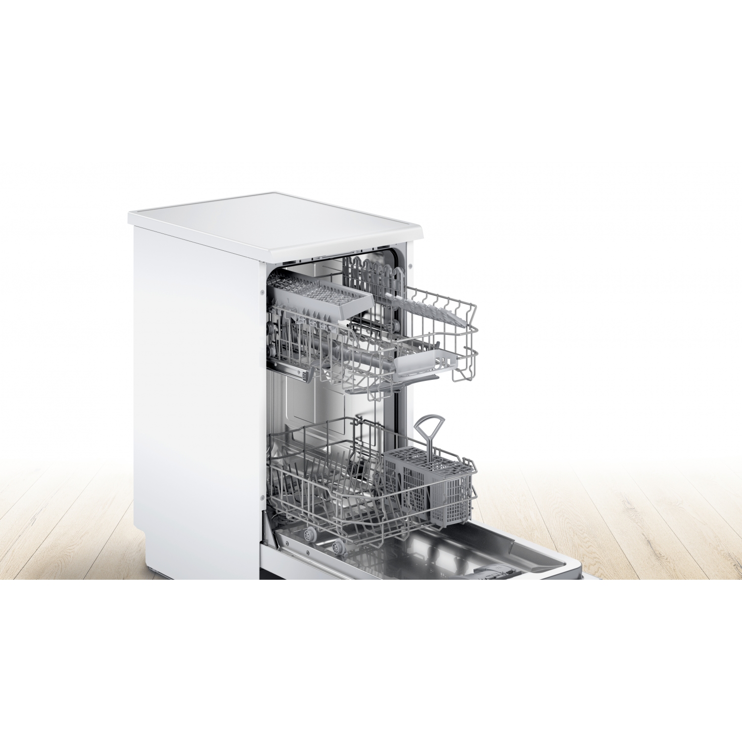 Bosch SRS2IKW04G Slimline Dishwasher - White - 9 Place Settings - 2