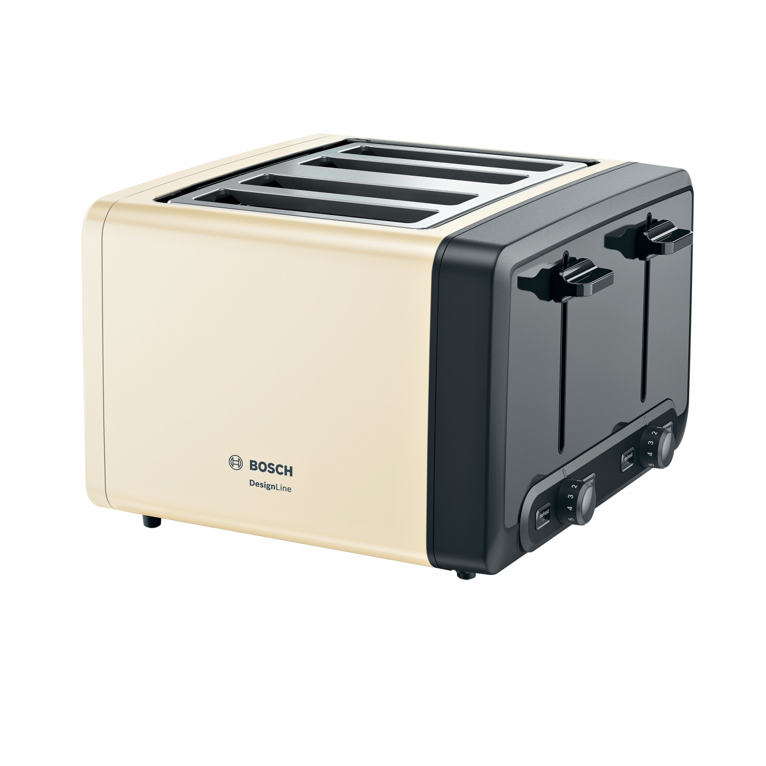 Bosch TAT4P447GB 4 Slot Toaster - Cream Energy Efficient Toaster  - 5