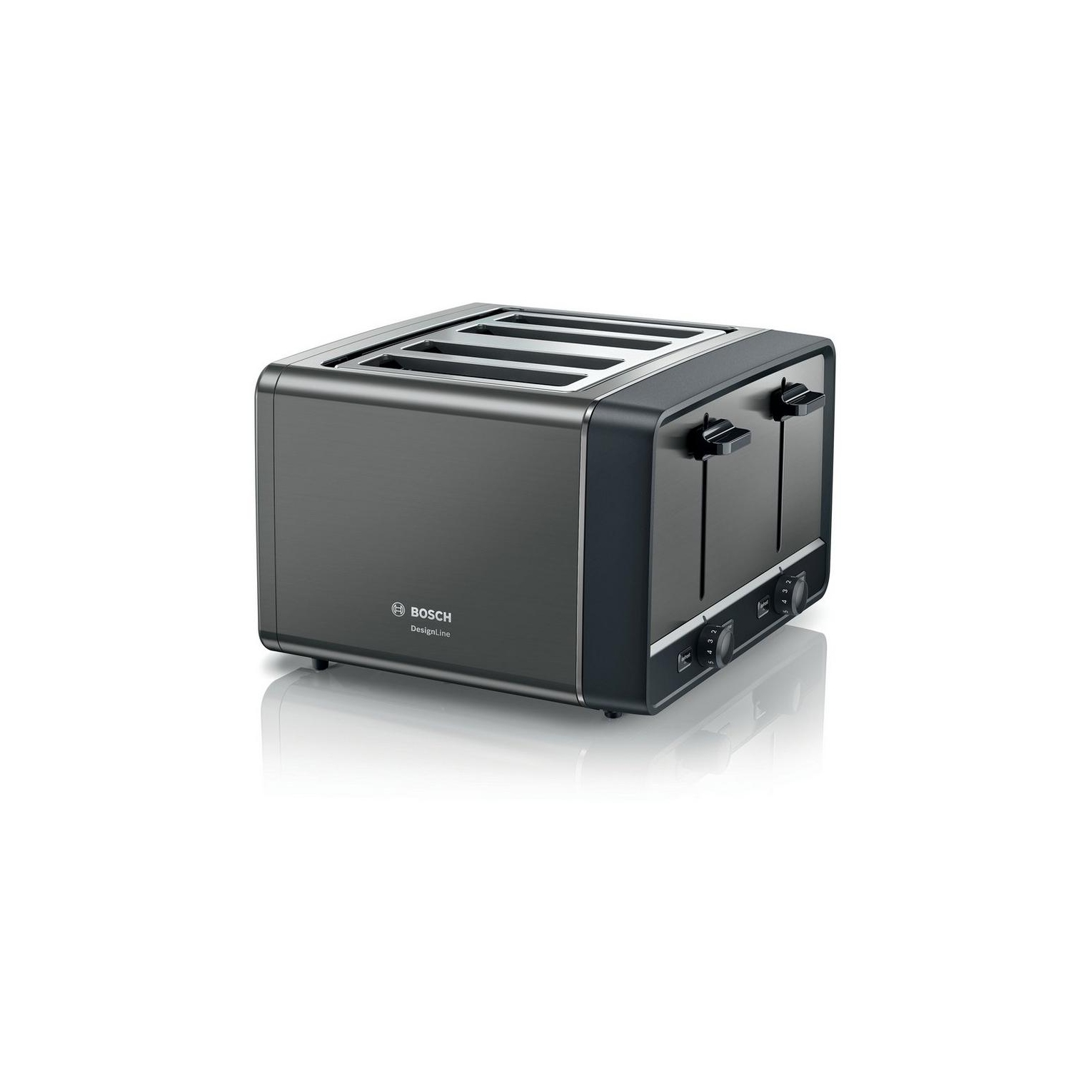 Bosch TAT5P445GB 4 Slice Toaster - Anthracite - 0